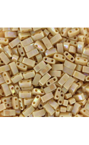 Miyuki half tila 5x2.4mm beads - Opaque peer ab HTL-488